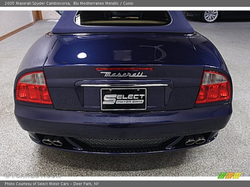 Blu Mediterraneo Metallic / Cuoio 2005 Maserati Spyder Cambiocorsa