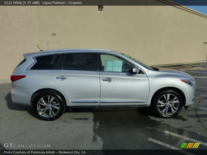 Liquid Platinum / Graphite 2013 Infiniti JX 35 AWD