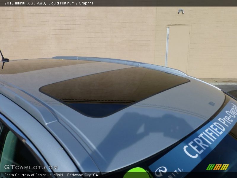 Liquid Platinum / Graphite 2013 Infiniti JX 35 AWD