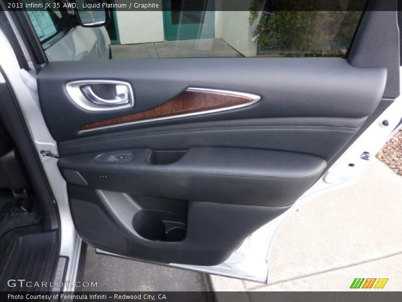 Liquid Platinum / Graphite 2013 Infiniti JX 35 AWD