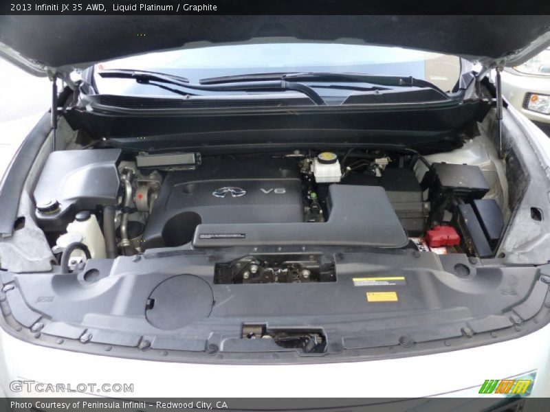 Liquid Platinum / Graphite 2013 Infiniti JX 35 AWD