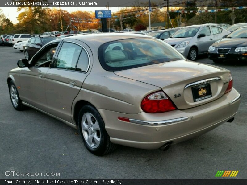 Topaz Beige / Cashmere 2001 Jaguar S-Type 3.0