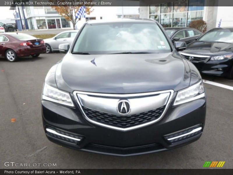 Graphite Luster Metallic / Ebony 2014 Acura MDX Technology