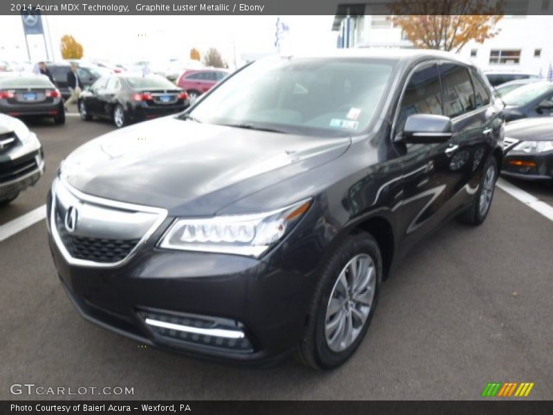 Graphite Luster Metallic / Ebony 2014 Acura MDX Technology