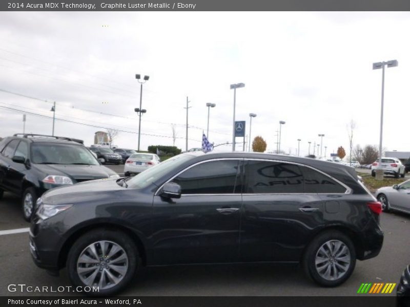 Graphite Luster Metallic / Ebony 2014 Acura MDX Technology