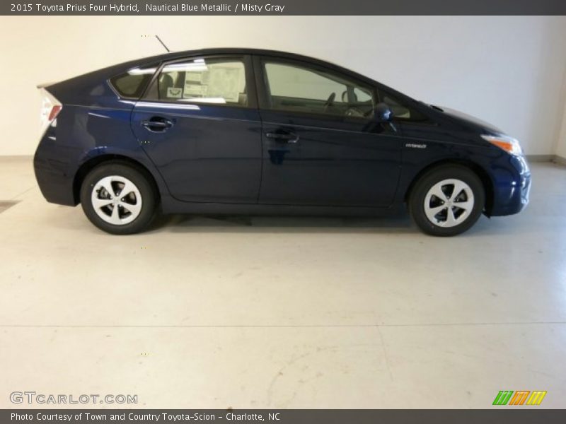 Nautical Blue Metallic / Misty Gray 2015 Toyota Prius Four Hybrid