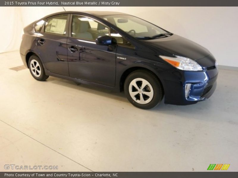 Nautical Blue Metallic / Misty Gray 2015 Toyota Prius Four Hybrid