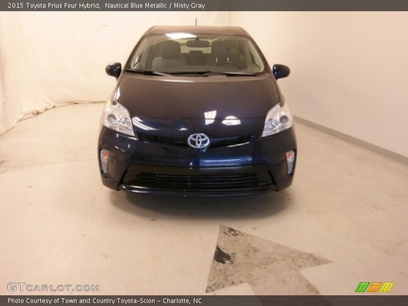 Nautical Blue Metallic / Misty Gray 2015 Toyota Prius Four Hybrid