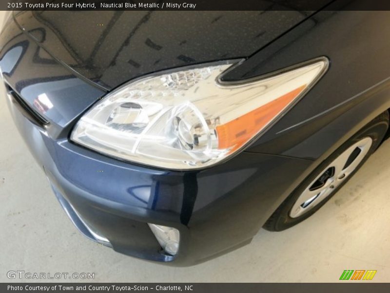 Nautical Blue Metallic / Misty Gray 2015 Toyota Prius Four Hybrid