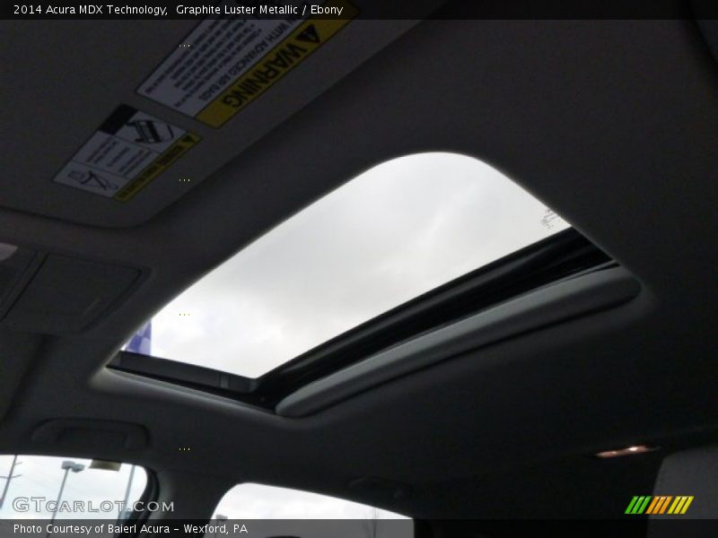 Graphite Luster Metallic / Ebony 2014 Acura MDX Technology