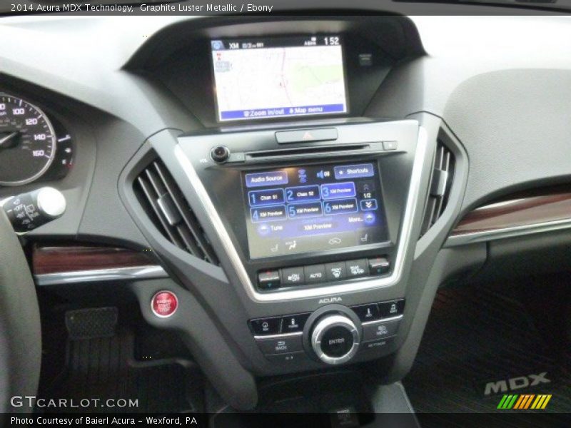 Graphite Luster Metallic / Ebony 2014 Acura MDX Technology