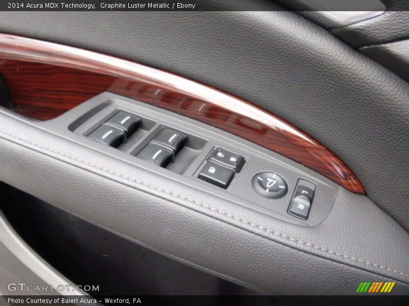 Graphite Luster Metallic / Ebony 2014 Acura MDX Technology