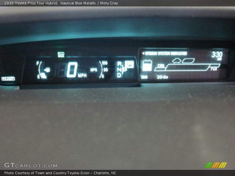 Nautical Blue Metallic / Misty Gray 2015 Toyota Prius Four Hybrid