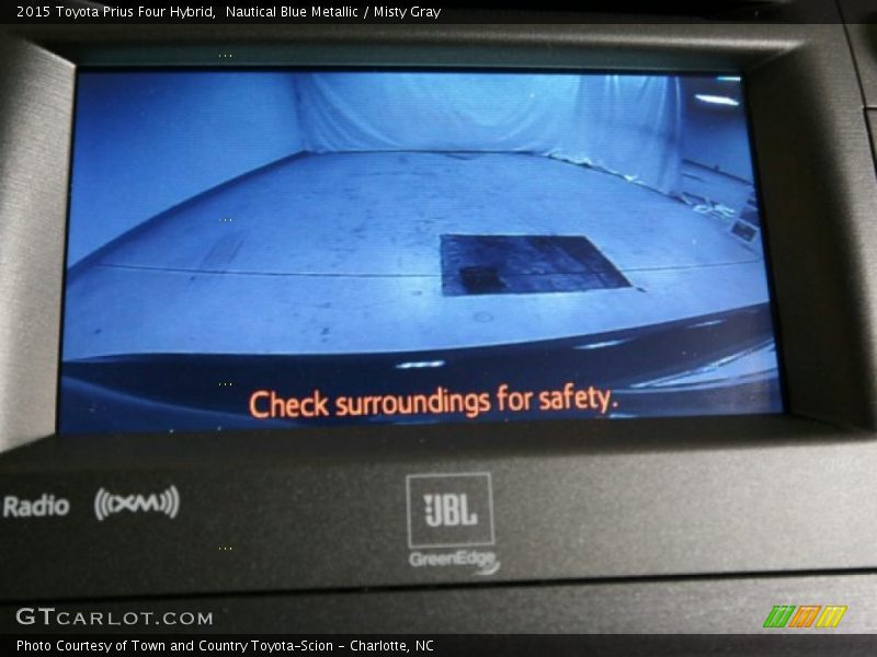 Nautical Blue Metallic / Misty Gray 2015 Toyota Prius Four Hybrid