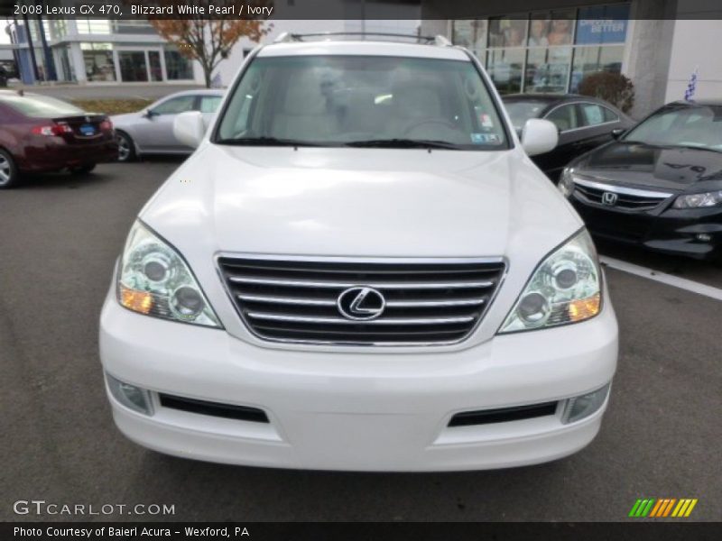 Blizzard White Pearl / Ivory 2008 Lexus GX 470