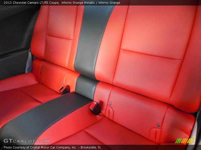 Inferno Orange Metallic / Inferno Orange 2013 Chevrolet Camaro LT/RS Coupe