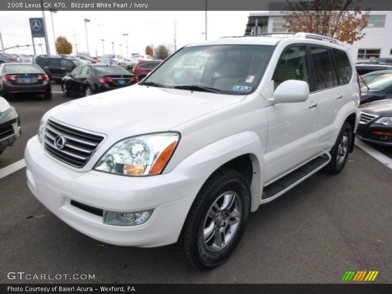 Blizzard White Pearl / Ivory 2008 Lexus GX 470