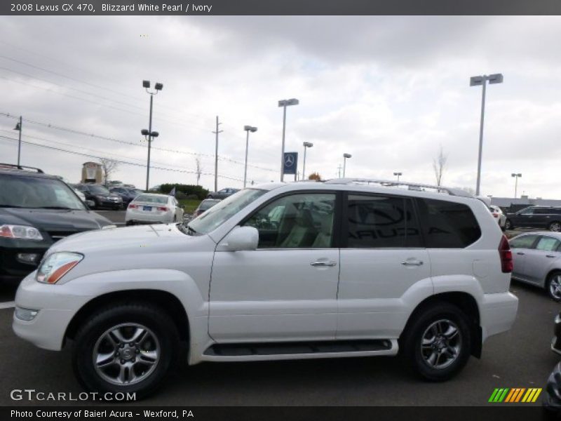Blizzard White Pearl / Ivory 2008 Lexus GX 470