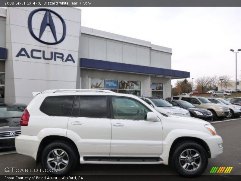 Blizzard White Pearl / Ivory 2008 Lexus GX 470