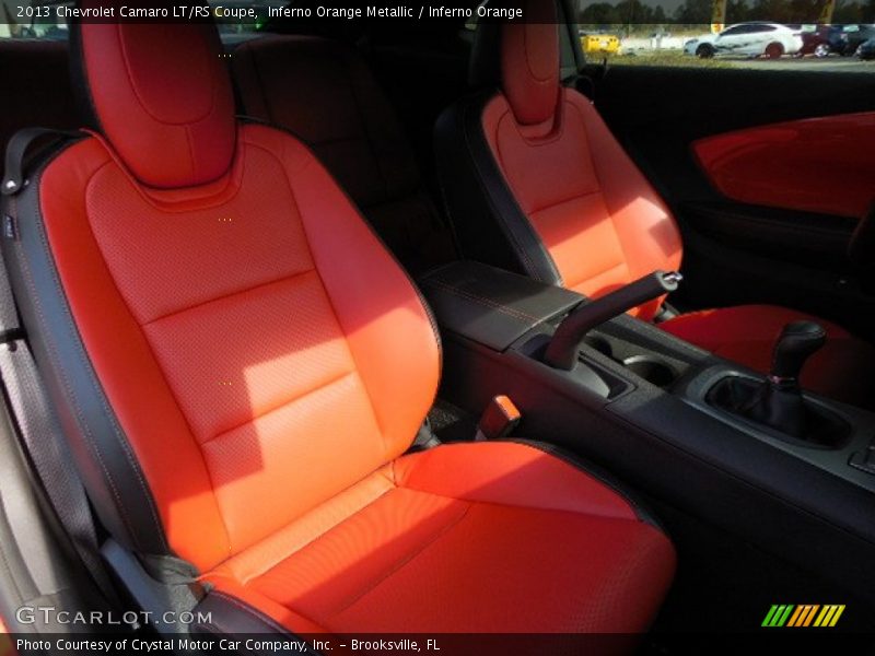 Front Seat of 2013 Camaro LT/RS Coupe