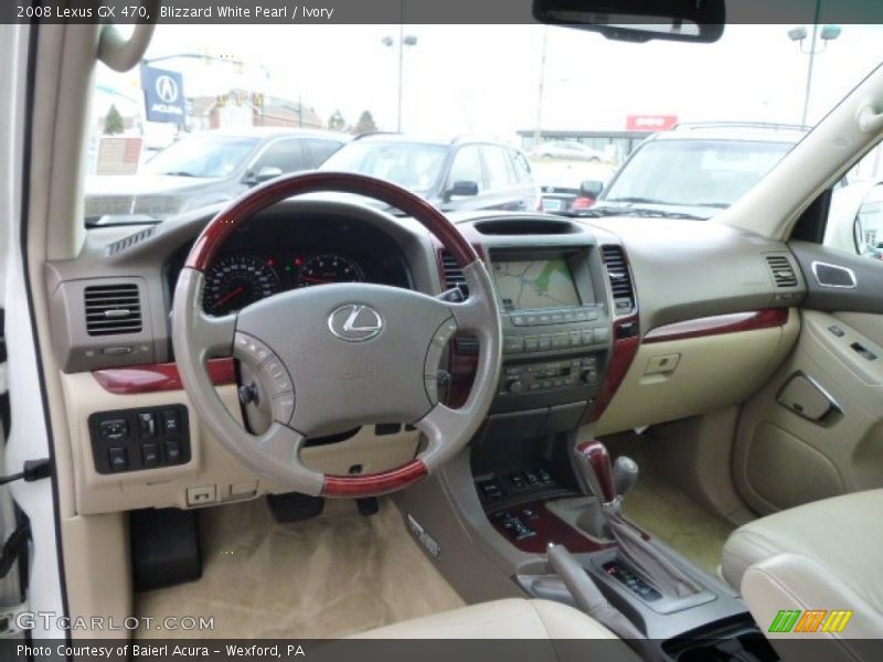 Blizzard White Pearl / Ivory 2008 Lexus GX 470