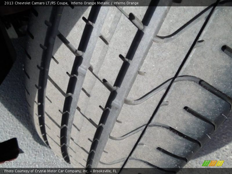 Inferno Orange Metallic / Inferno Orange 2013 Chevrolet Camaro LT/RS Coupe