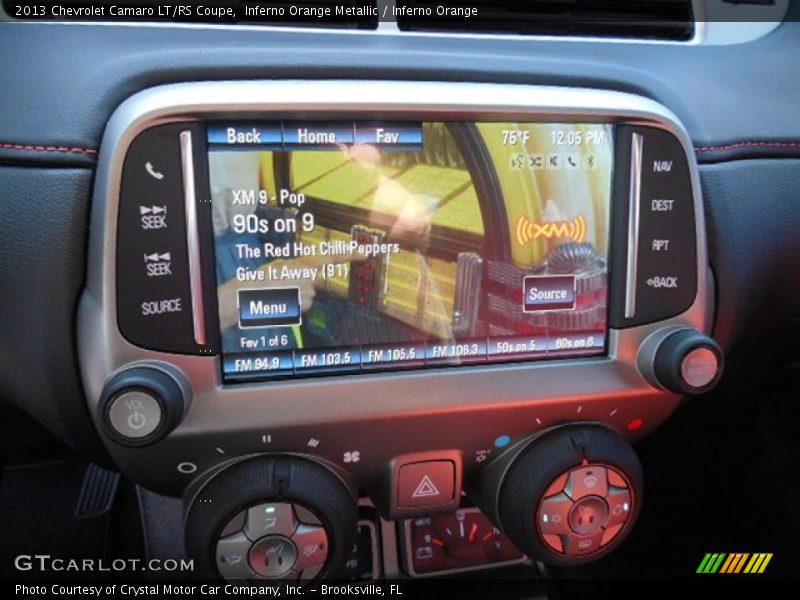 Controls of 2013 Camaro LT/RS Coupe