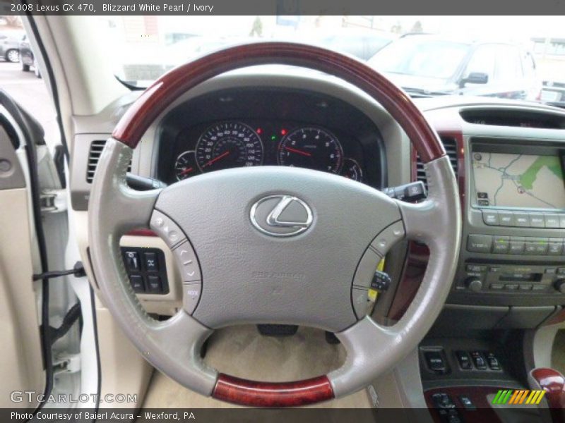 Blizzard White Pearl / Ivory 2008 Lexus GX 470