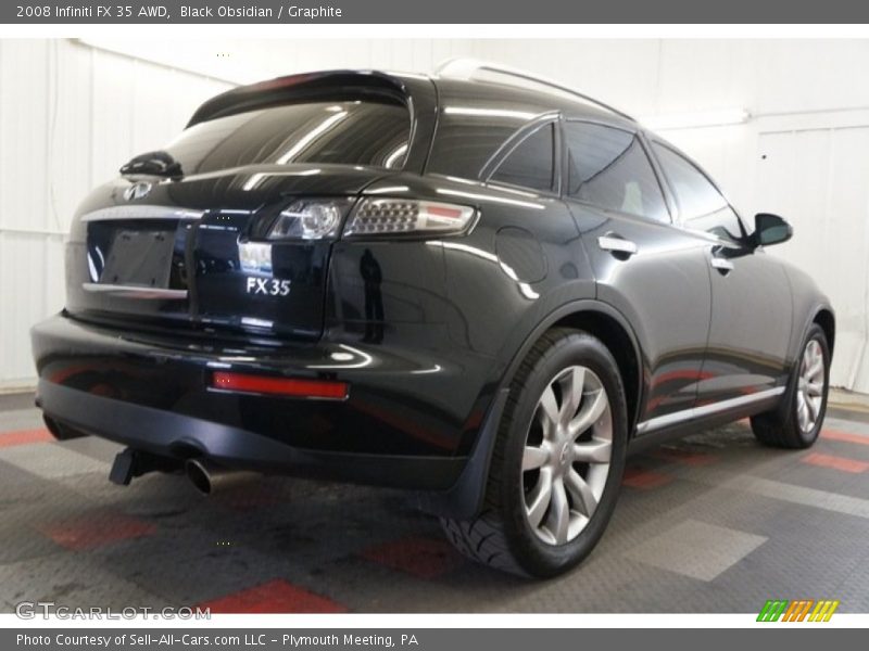 Black Obsidian / Graphite 2008 Infiniti FX 35 AWD