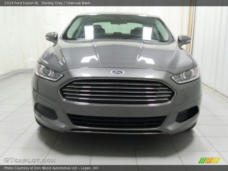 Sterling Gray / Charcoal Black 2014 Ford Fusion SE