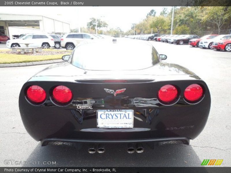 Black / Ebony 2005 Chevrolet Corvette Coupe