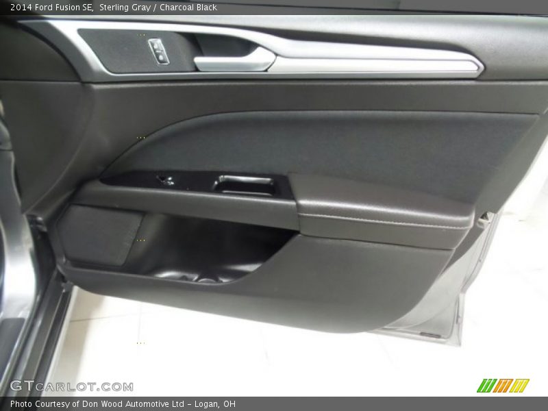 Sterling Gray / Charcoal Black 2014 Ford Fusion SE
