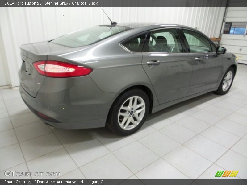 Sterling Gray / Charcoal Black 2014 Ford Fusion SE