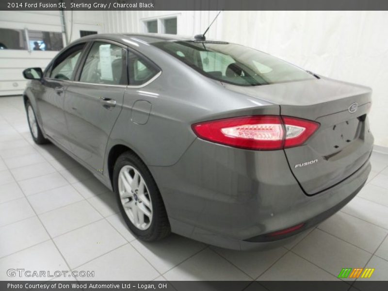 Sterling Gray / Charcoal Black 2014 Ford Fusion SE