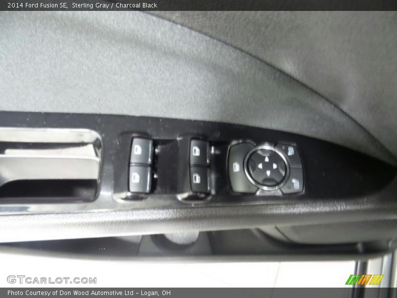 Sterling Gray / Charcoal Black 2014 Ford Fusion SE