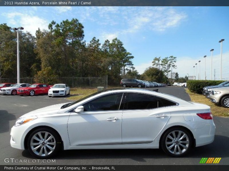 Porcelain White Pearl / Camel 2013 Hyundai Azera