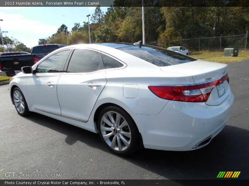 Porcelain White Pearl / Camel 2013 Hyundai Azera