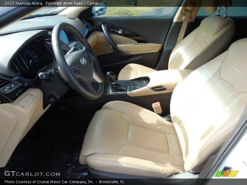 Porcelain White Pearl / Camel 2013 Hyundai Azera