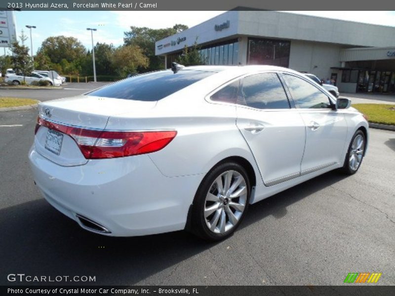 Porcelain White Pearl / Camel 2013 Hyundai Azera