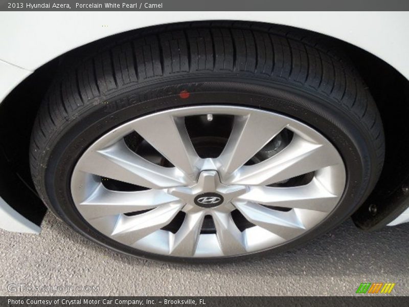 Porcelain White Pearl / Camel 2013 Hyundai Azera