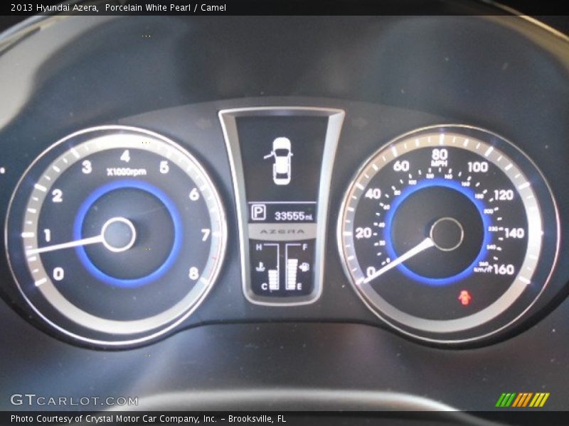Porcelain White Pearl / Camel 2013 Hyundai Azera