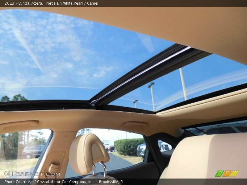 Porcelain White Pearl / Camel 2013 Hyundai Azera
