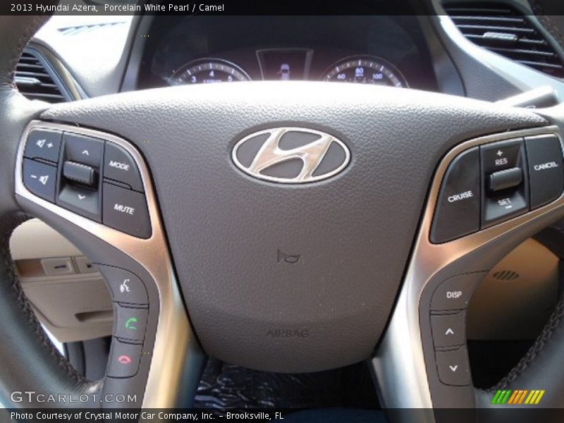 Porcelain White Pearl / Camel 2013 Hyundai Azera