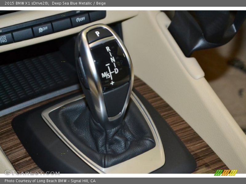 Deep Sea Blue Metallic / Beige 2015 BMW X1 sDrive28i