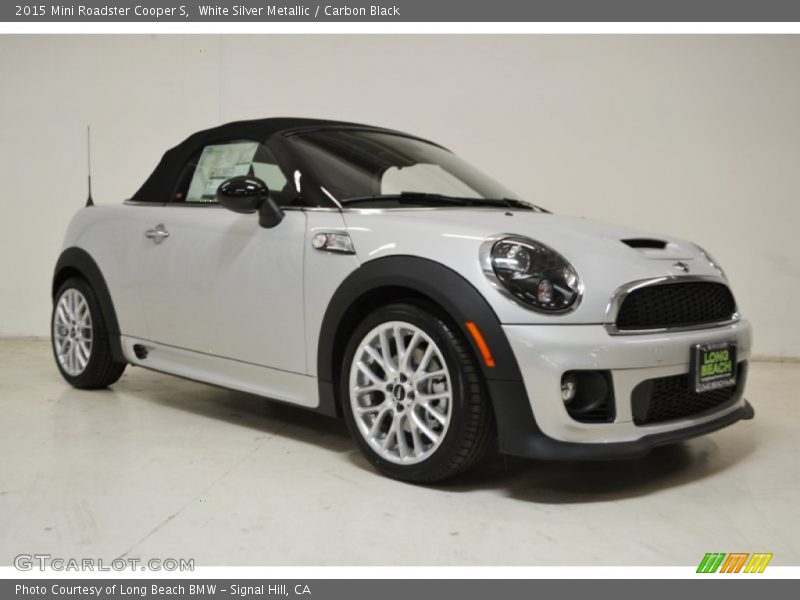 White Silver Metallic / Carbon Black 2015 Mini Roadster Cooper S