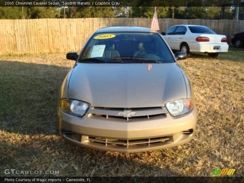 Sandrift Metallic / Graphite Gray 2005 Chevrolet Cavalier Sedan