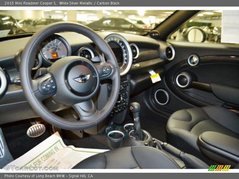 White Silver Metallic / Carbon Black 2015 Mini Roadster Cooper S