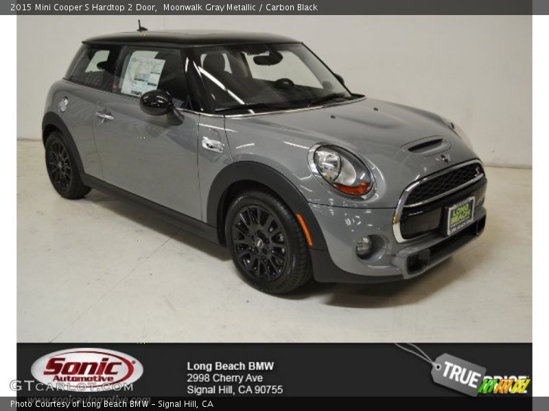 Moonwalk Gray Metallic / Carbon Black 2015 Mini Cooper S Hardtop 2 Door