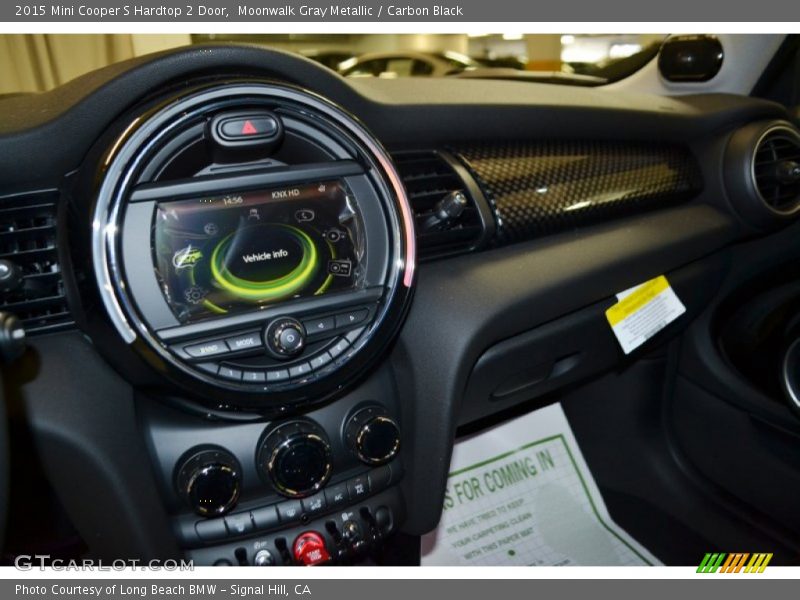 Moonwalk Gray Metallic / Carbon Black 2015 Mini Cooper S Hardtop 2 Door