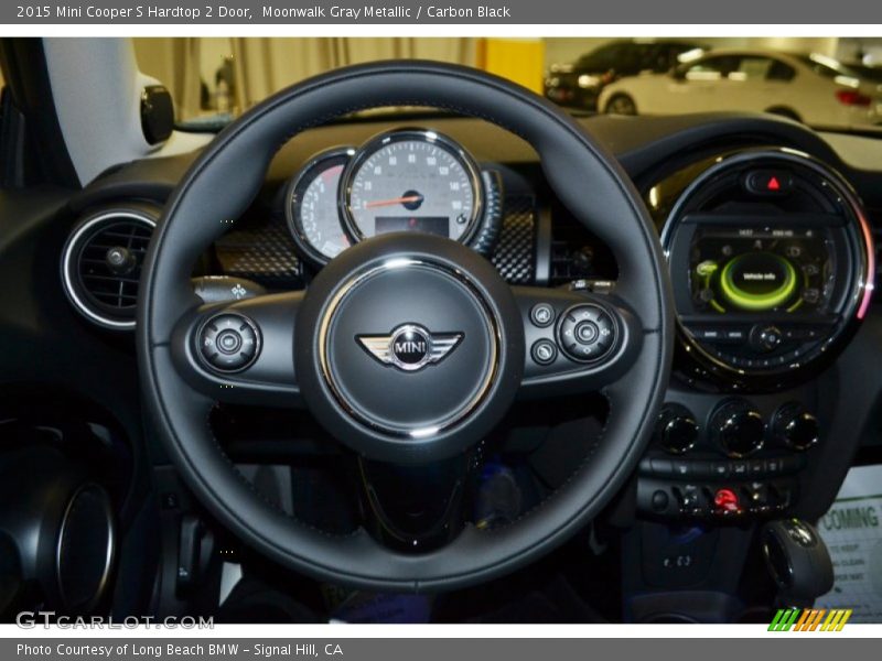 Moonwalk Gray Metallic / Carbon Black 2015 Mini Cooper S Hardtop 2 Door